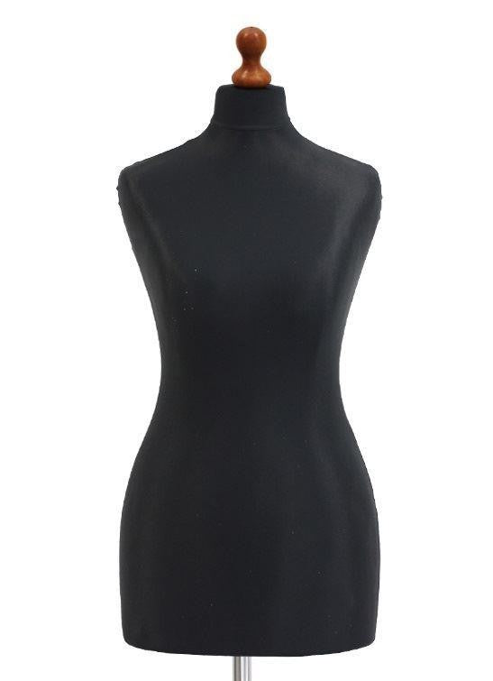 A Female Tailor's Dummy Torso Size S2 10/12 Black