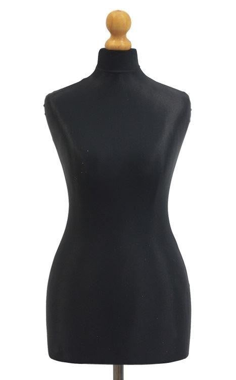 A Female Tailor's Dummy Torso Size S2 10/12 Black