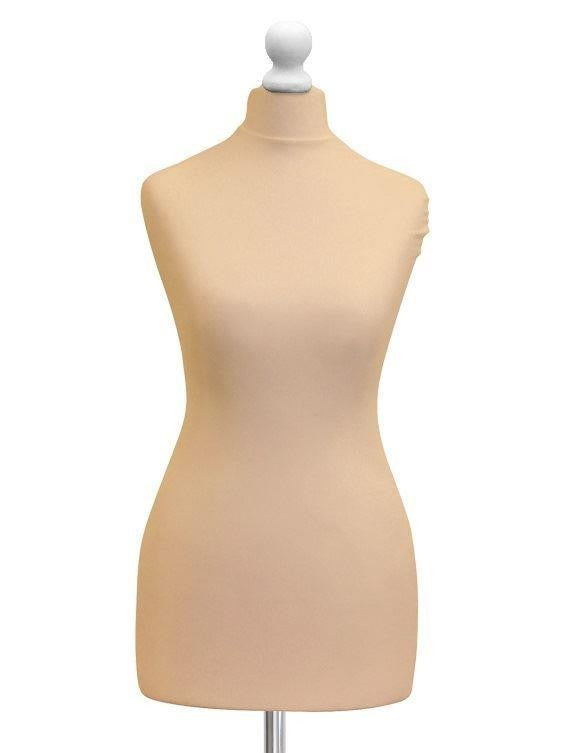 A Female Tailor's Dummy Torso Size S2 8/10 Cream