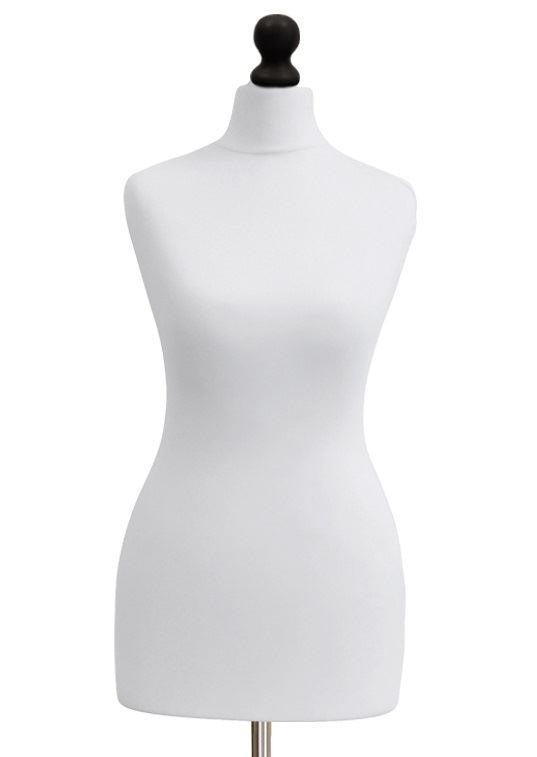 A Female Tailor's Dummy Torso Size S1 6/8 White