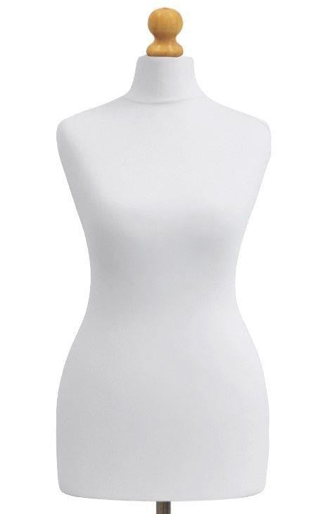 A Female Tailor's Dummy Torso Size S1 6/8 White