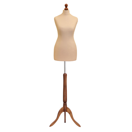 A Female Tailor's Dummy Size S1 6/8 Cream