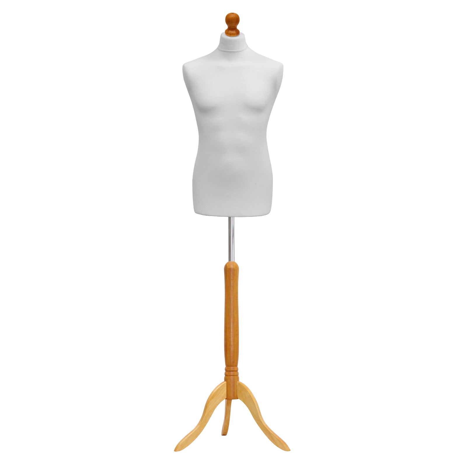 A Male Tailors Dummy Size Medium 39/41 White