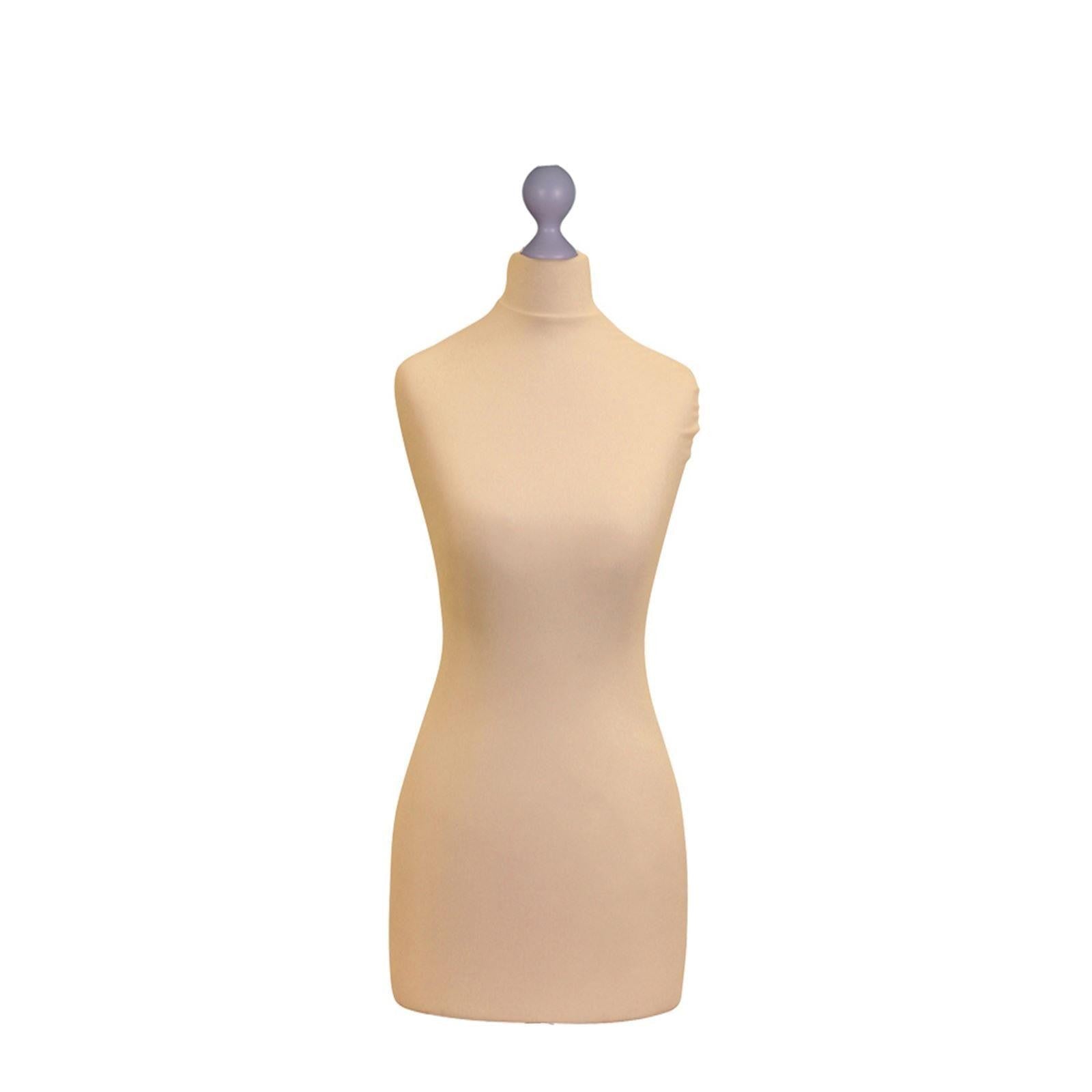 A Female Tailor's Dummy Torso Size S4 14/16 Cream