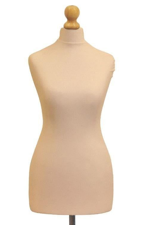A Female Tailor's Dummy Torso Size S2 8/10 Cream