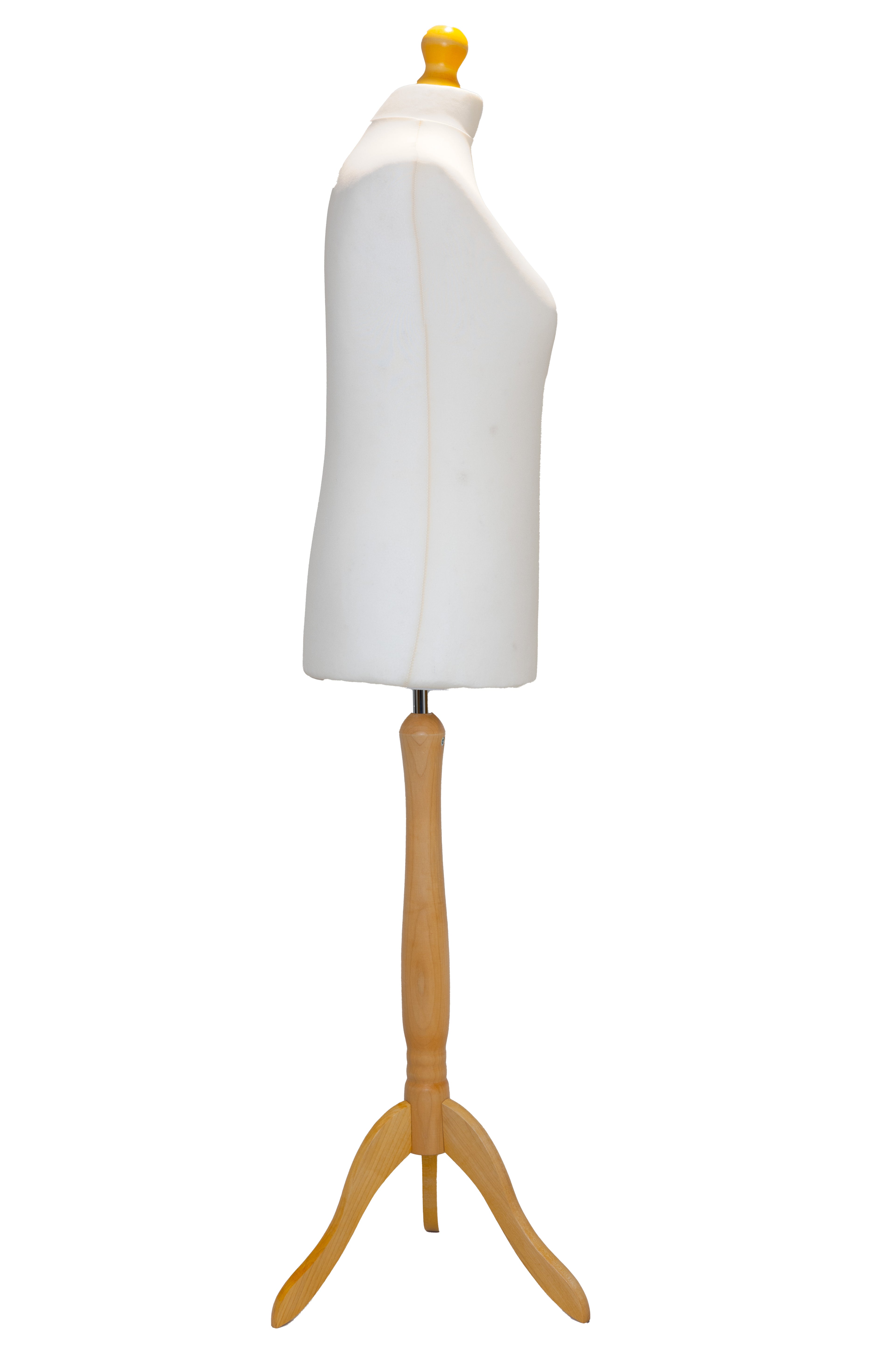 6 Tailors Dummy Female Size 20/22 Cream With Lightwood Tripod