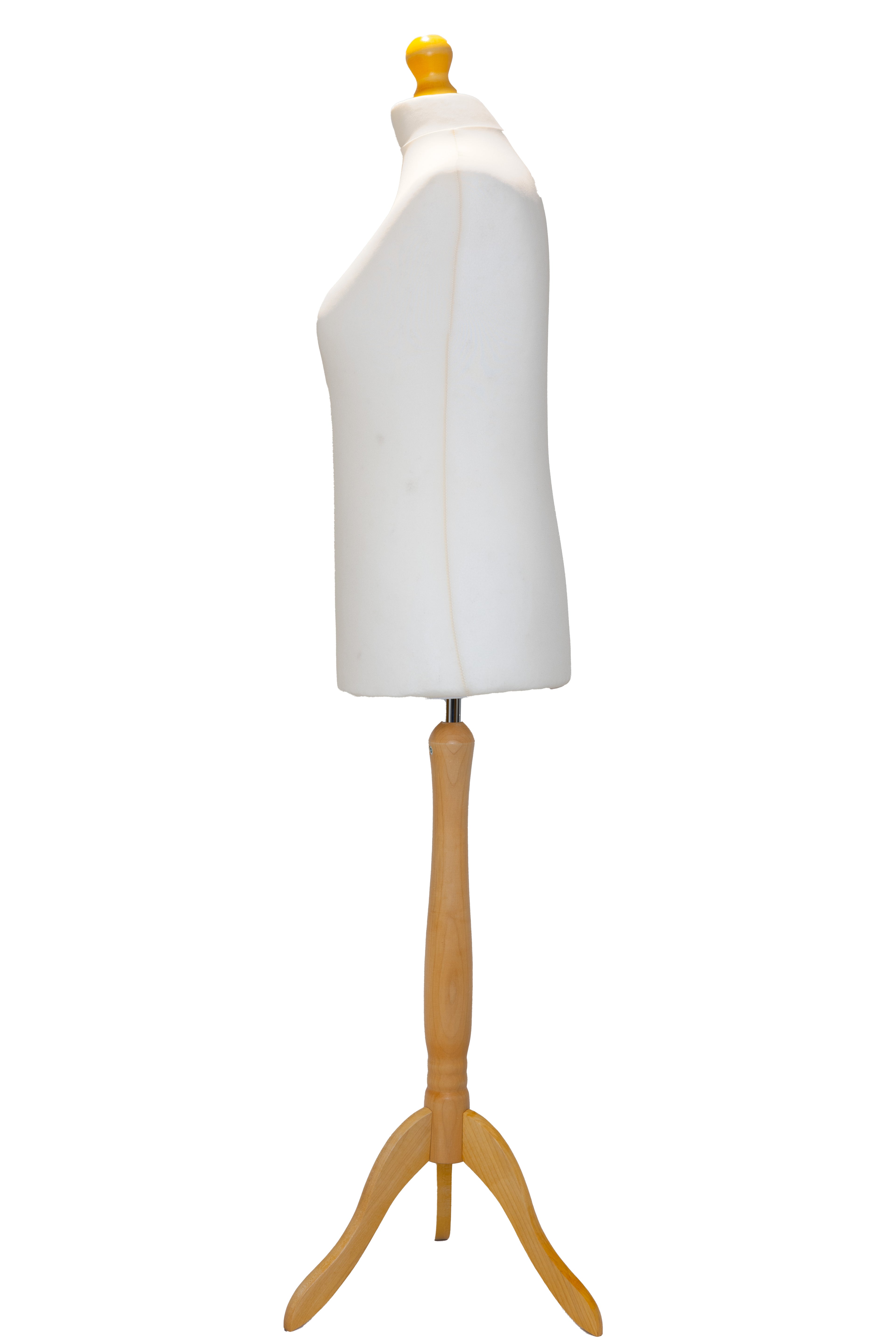 6 Tailors Dummy Female Size 20/22 Cream With Lightwood Tripod