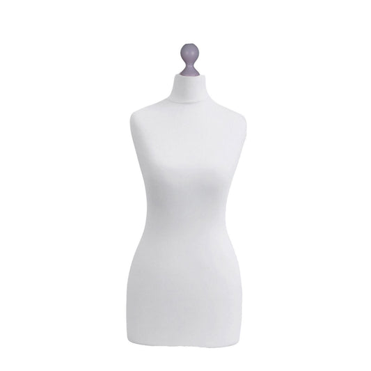 A Female Tailor's Dummy Torso Size S2 10/12 White